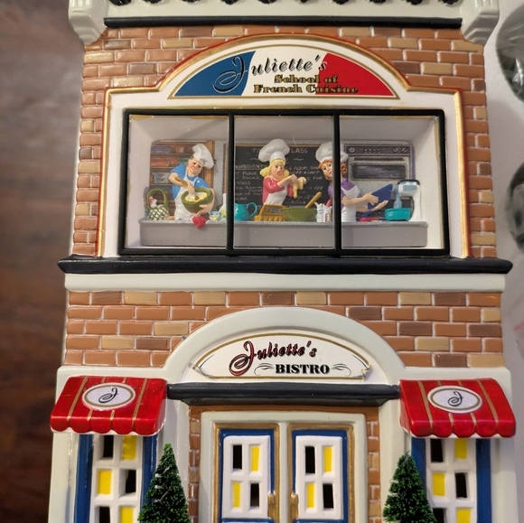 Department 56 Juliette's Bistro French Cuisine Model Vintage - Picture 6 of 11